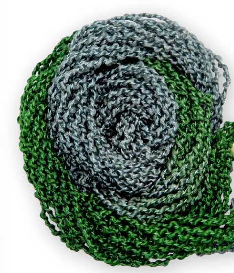 Boucle #308 Dark Moss Light Spruce and Light Field Grey - The Flying Needles