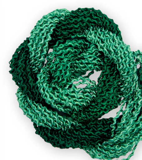 Boucle #413 Dark to Medium Moss Green - The Flying Needles