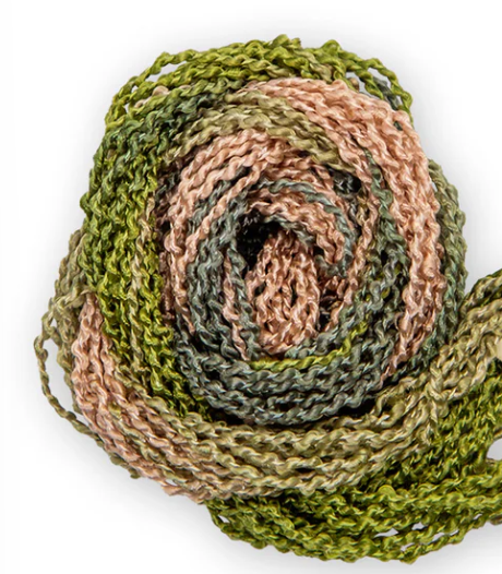 Boucle #304 Olive Beige and Light Gray - The Flying Needles