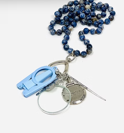 Beaded Chatelaine Necklace - The Flying Needles