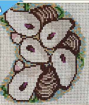 Curved Blue Oyster Plate - The Flying Needles