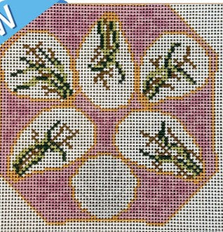 Mauve Oyster Plate - The Flying Needles