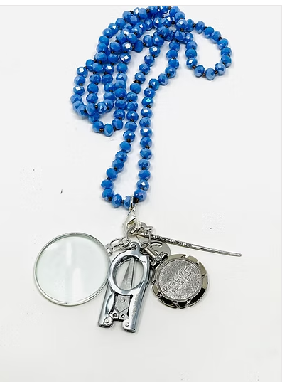 Beaded Chatelaine Necklace - The Flying Needles