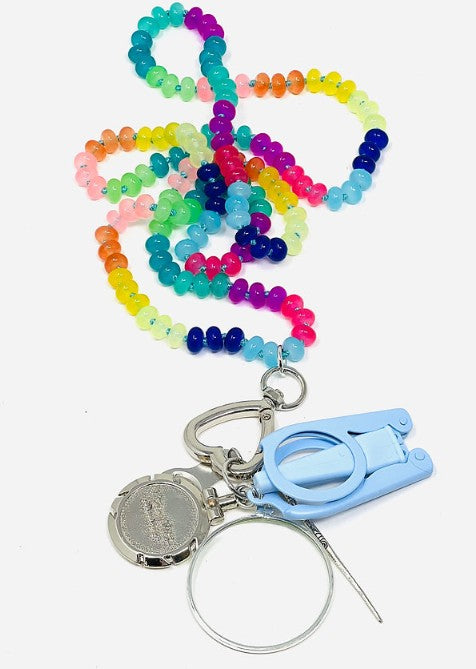 Beaded Chatelaine Necklace - The Flying Needles