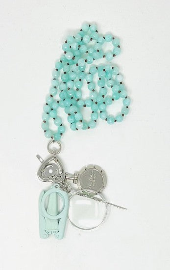 Beaded Chatelaine Necklace - The Flying Needles