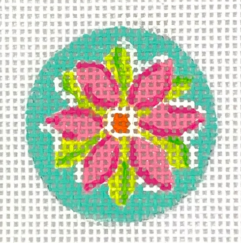 Lilly Inspired Flower Key Fob Insert - The Flying Needles