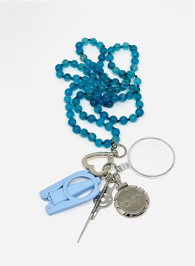 Beaded Chatelaine Necklace - The Flying Needles