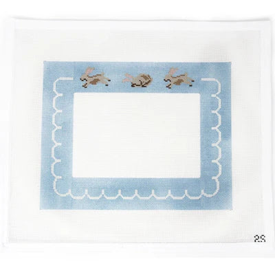Blue Bunny Frame - The Flying Needles