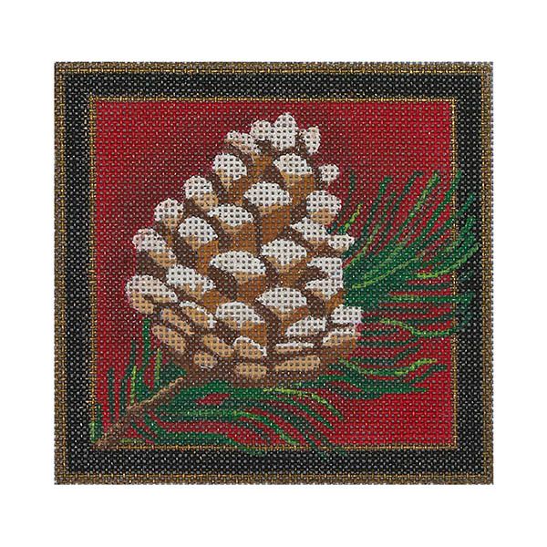 Christmas Coaster, Pine Cone
