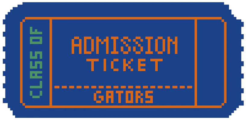 UF Admissions Ticket - The Flying Needles