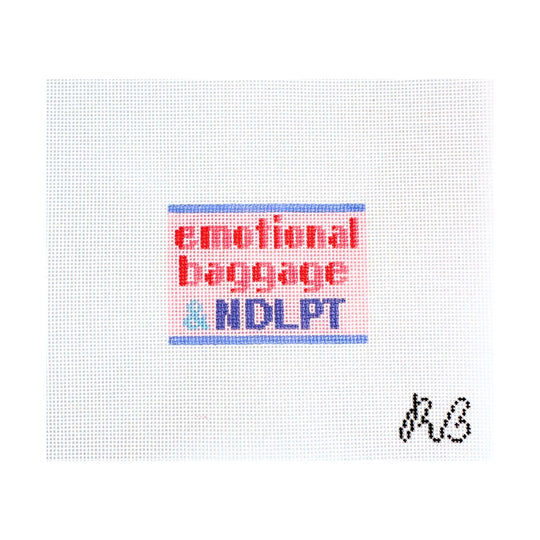 Emotional Baggage & NDLPT Luggage Tag Insert - The Flying Needles