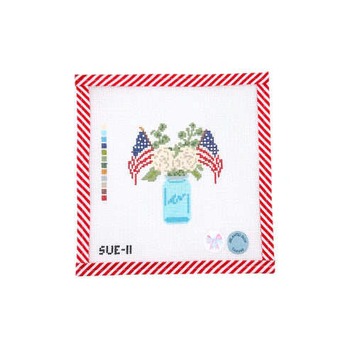 USA Flag Jar - The Flying Needles