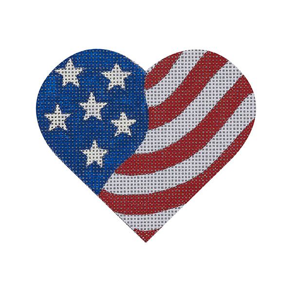 American Flag Heart