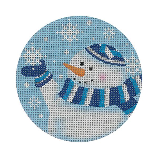 Yarmulka Snowman Ornament