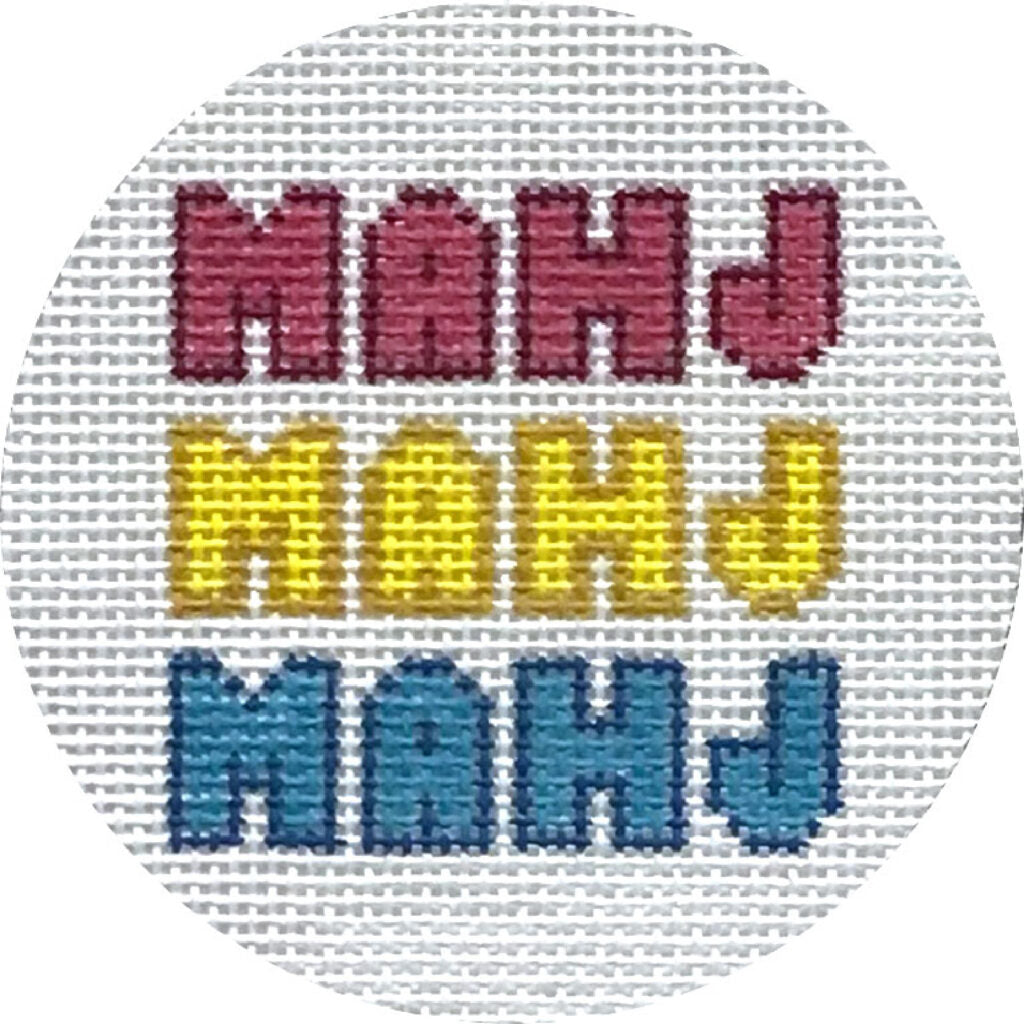 Mahj Tri Color Round - The Flying Needles