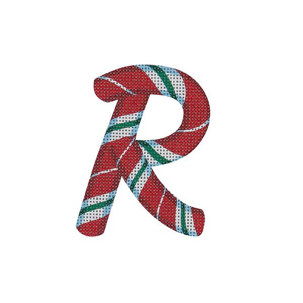 Candy Cane Letter R