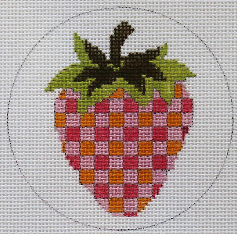 Strawberry - Pink & Orange Checks - The Flying Needles