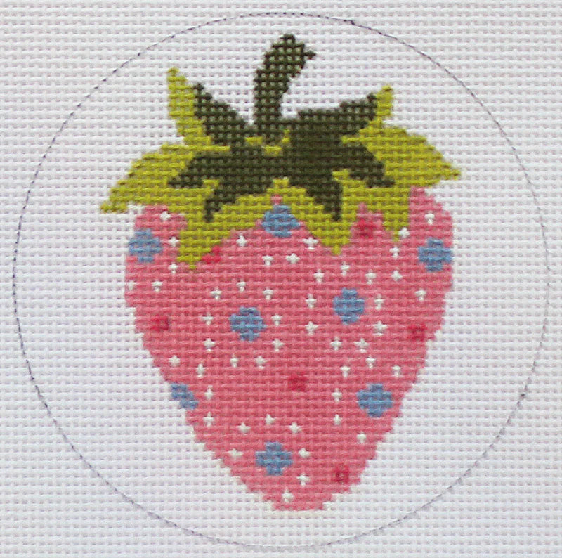 Strawberry - Pink with Blue Dots - The Flying Needles