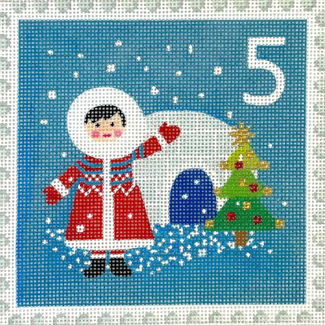 Klara Hawkins Advent Stamps (Set of 24) - The Flying Needles