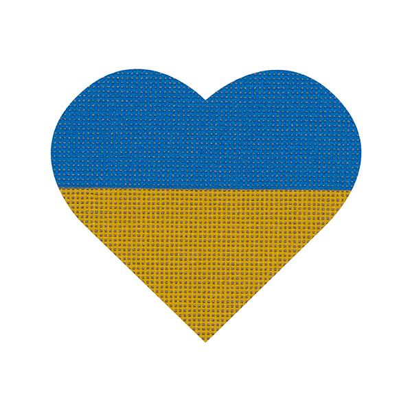 Ukrainian Flag Heart
