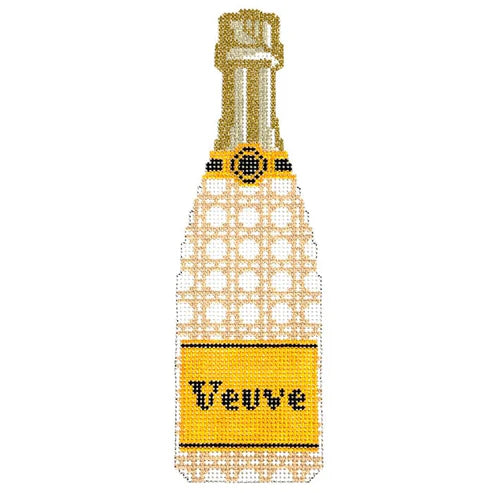 Rattan Cane Veuve Bottle - The Flying Needles