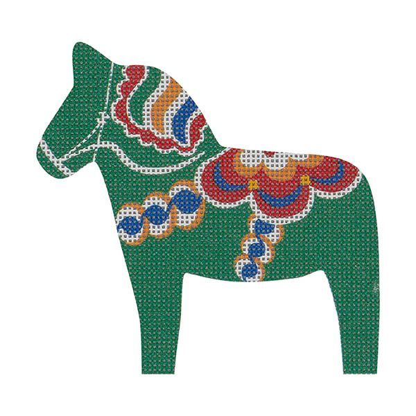 Dala Horse, Green
