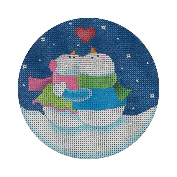 Gazing Snow Couple