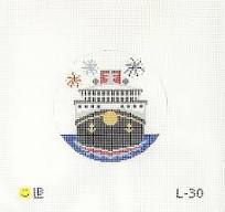 Cruise Ship with Fireworks - The Flying Needles