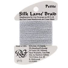 Petite Silk Lame SP170 Blue Fog - The Flying Needles