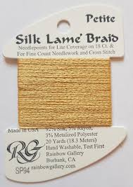 Petite Silk Lame SP94 True Gold - The Flying Needles