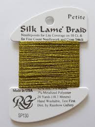 Petite Silk Lame SP130 Moss - The Flying Needles
