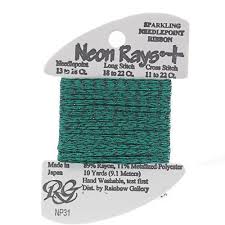 Neon Rays Plus NP31 Forest Green - The Flying Needles
