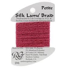 Petite Silk Lame SP45 Deep Rose - The Flying Needles