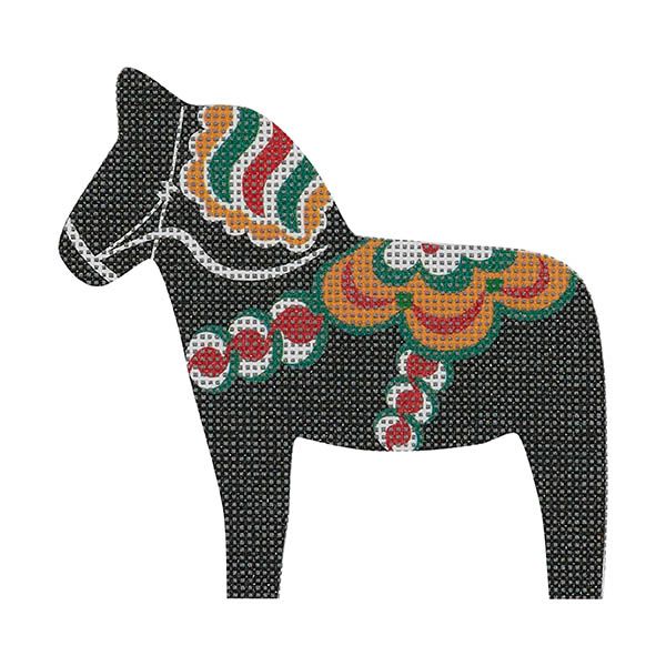 Dala Horse, Black