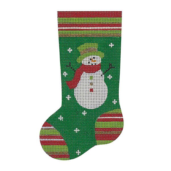 Top Hat Snowman Mini Stocking