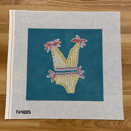 Yellow Bikini Pillow - The Flying Needles