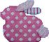 Pink Polka Dot Bunny Canvas and stitch guide - The Flying Needles
