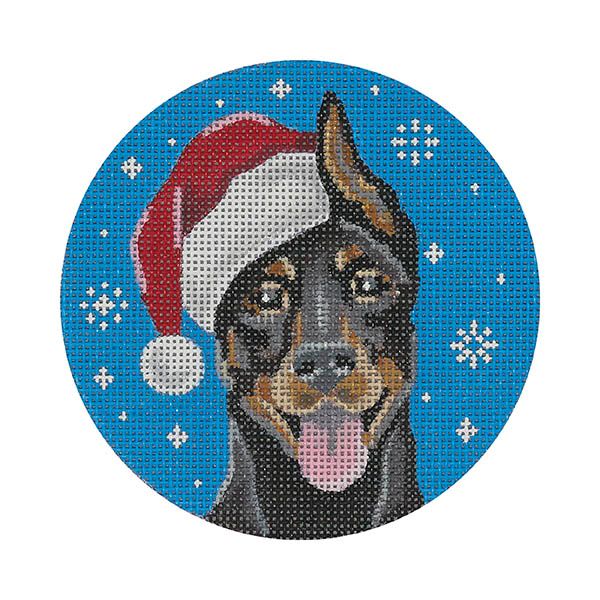 Doberman Santa