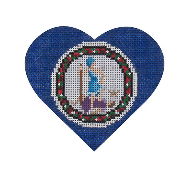 Finland Flag Heart