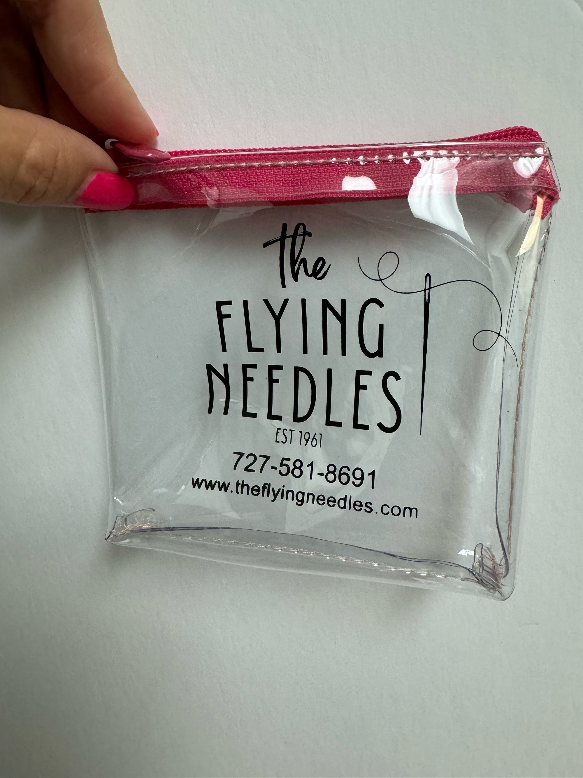 TFN LOGO Small Project Bag 5x4 - The Flying Needles
