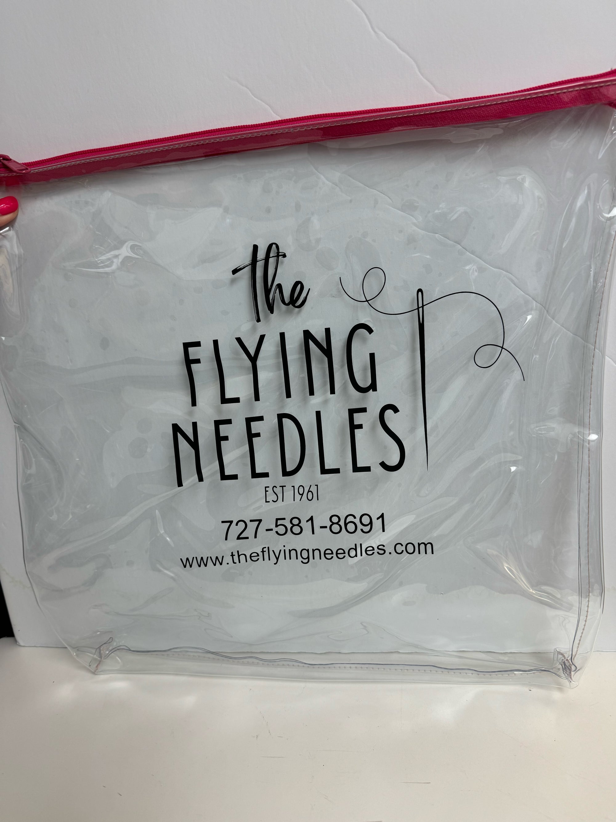 TFN LOGO XL Project Pouch 17X17 - The Flying Needles