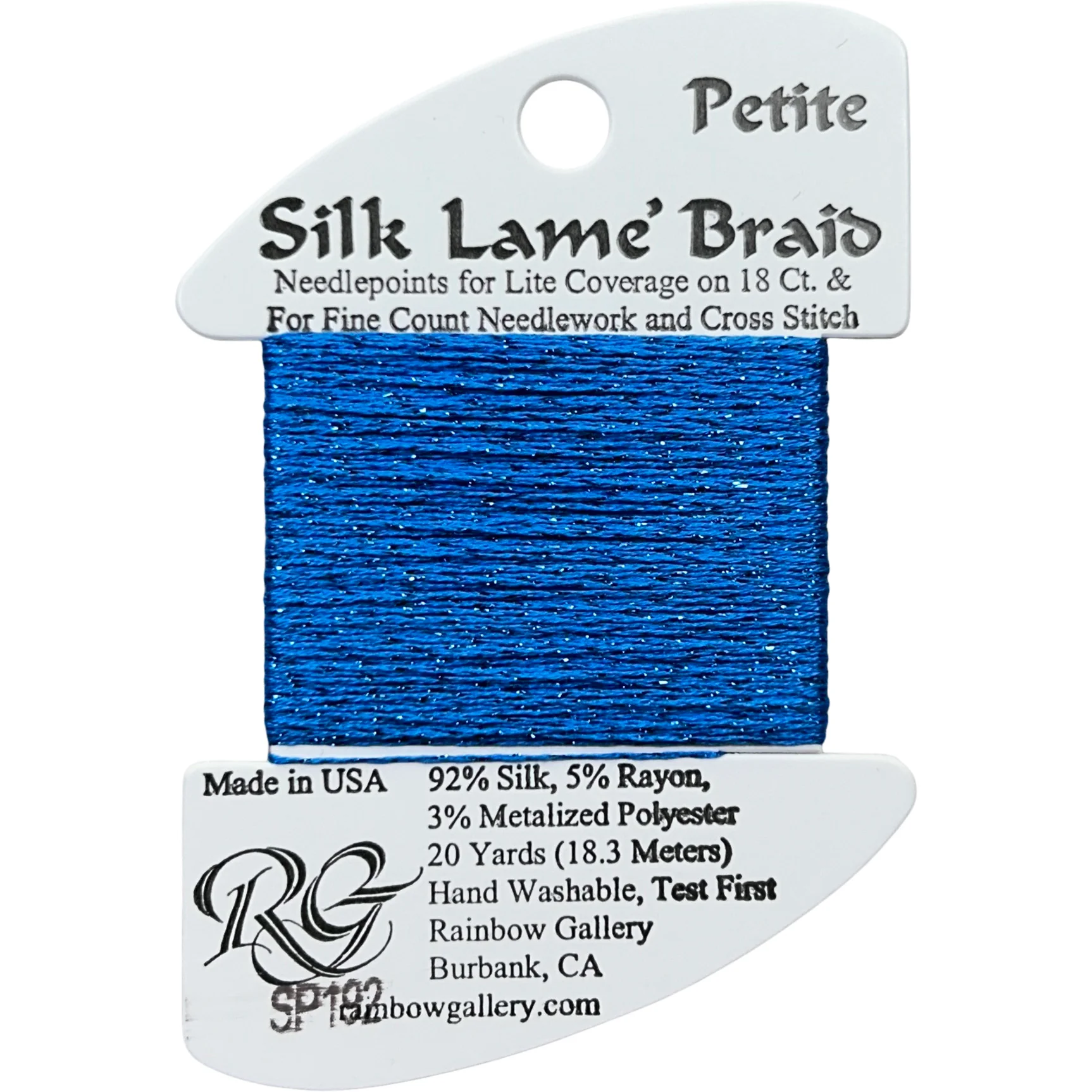 Petite Silk Lame SP192 Bluebird - The Flying Needles