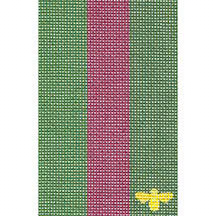 Green Burgandy Stripe Passport Insert - The Flying Needles