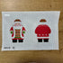 Snowflake Red Jacket Santa, 2 Sided - The Flying Needles