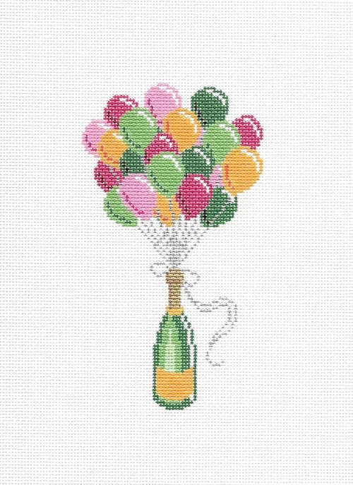 Champagne Balloons - The Flying Needles
