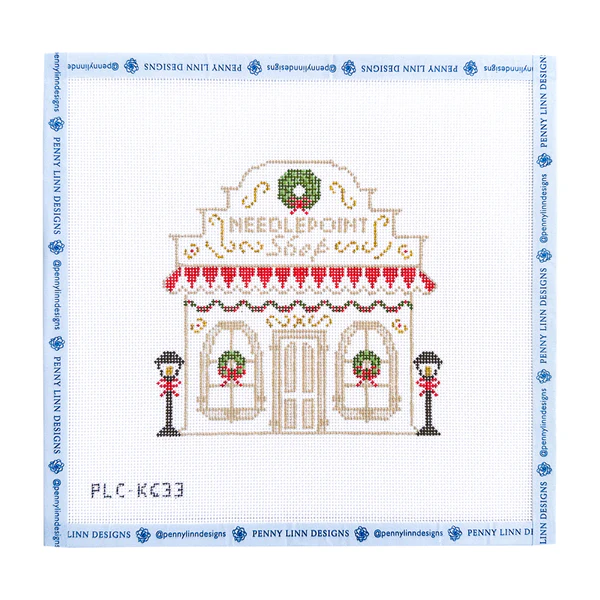 Vintage Winter Village Series: Needlepoint Shop - The Flying Needles