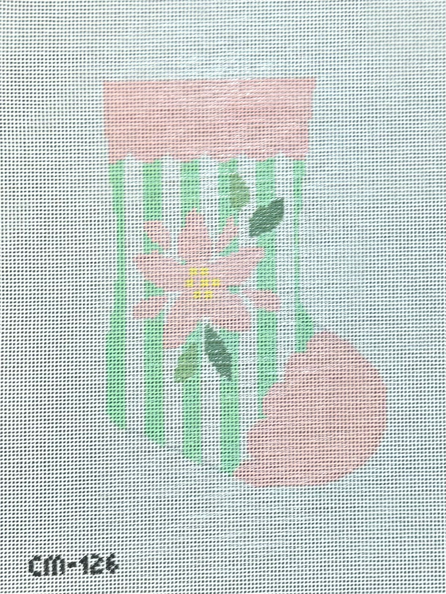 Poinsettia Mini Stocking - The Flying Needles