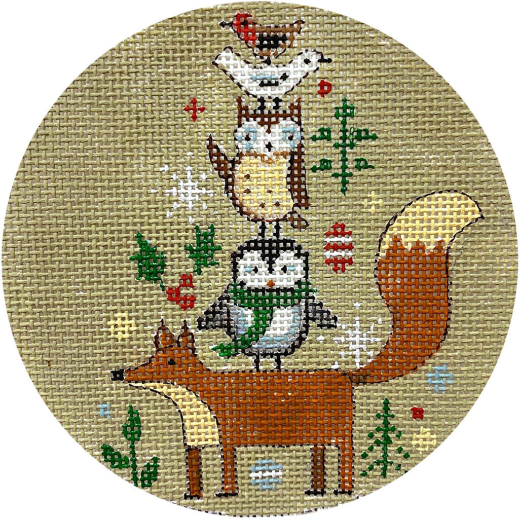 Fox & Stacked Animals Round - The Flying Needles