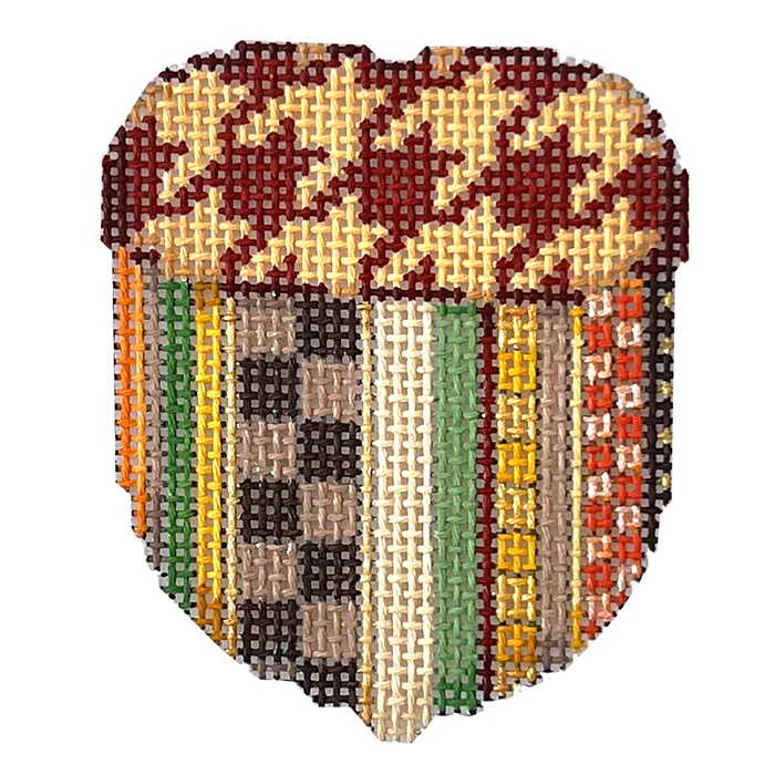 Houndstooth Cap and Stripes Acorn - The Flying Needles