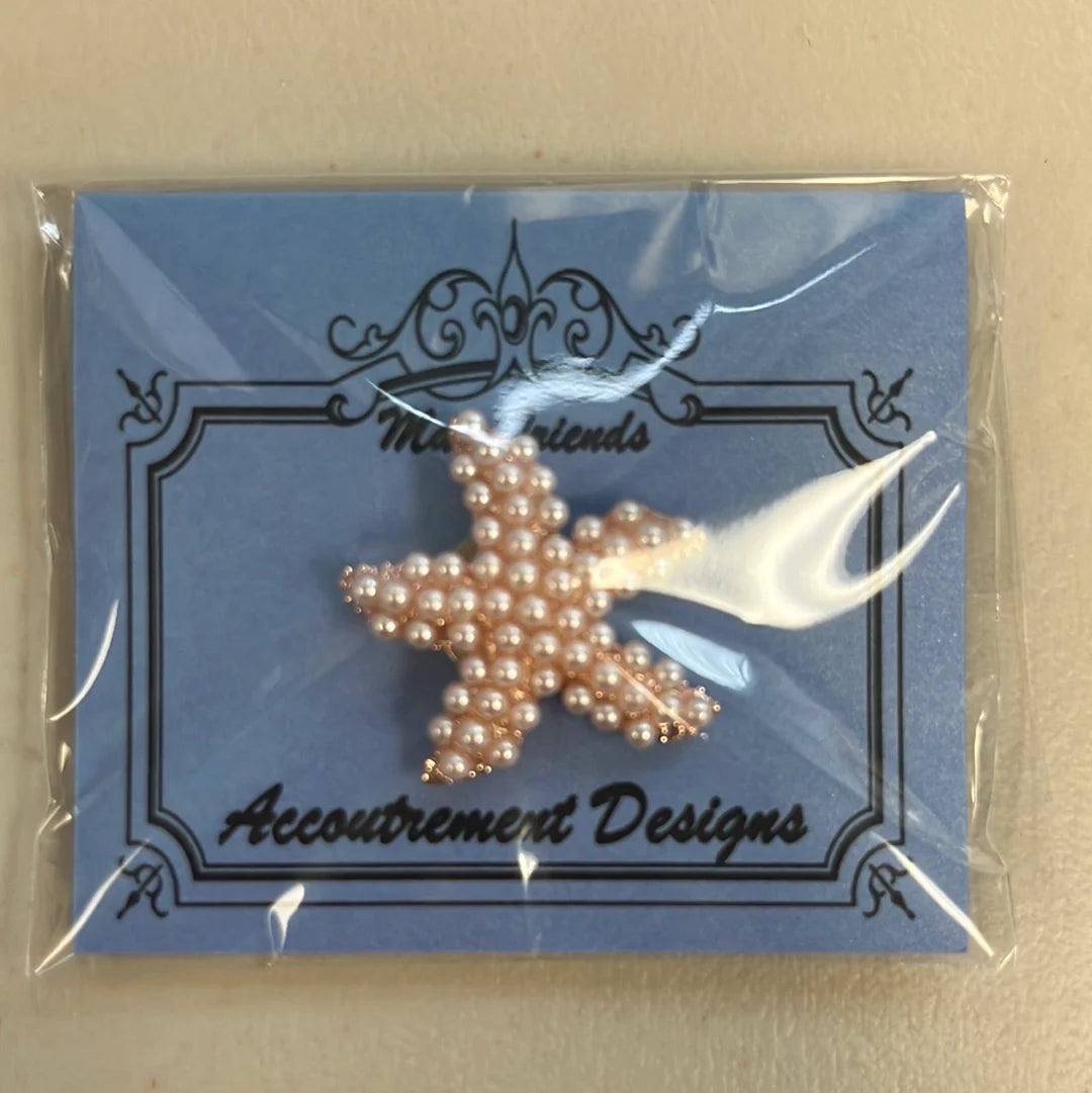 Beaded Starfish Needleminder - The Flying Needles